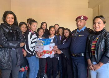 सान्त्वना कलेजले बाढ्याे डेढ सय मानिसलाई जाडोकाे कपडा