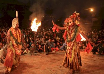ऐतिहासिक कात्तिक नाचको आज मुख्य दिन, नृसिंह अवतारको नाच देखाइने