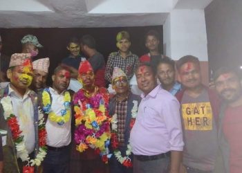 कांग्रेस मेयरका उम्मेदवार शाहीकाे वडामा एमाले विजयी