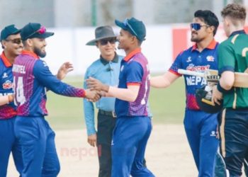 नेपालसँग आयरल्याण्ड ‘ए’ ७१ रनले पराजित।
