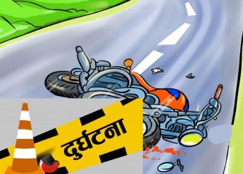 अछाममा मोटरसाईकल दुर्घटना हुँदा एक जनाको मृत्यु , एक जना घाईते ।।