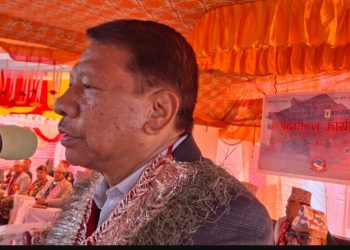 उपप्रधानमन्त्री सिंहद्वारा मंगलसेन दरबारको उद्घाटन