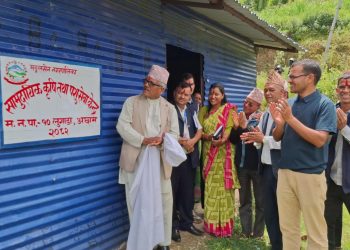 मंगलसेनले नागरिकलाई सहज सेवा दिन सेवा केन्द्र स्थापना गर्दै