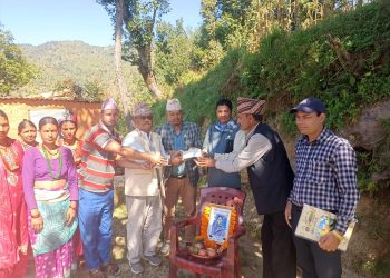 निर्धन उत्थान लघुवित्तद्वारा कर्जा बाफतको बिमा रकम हस्तान्तरण